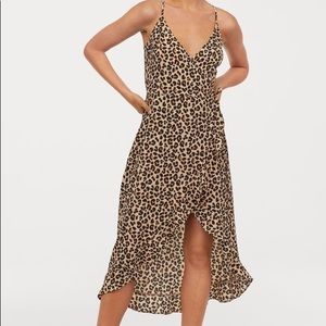 H&M Leopard Wrap Dress